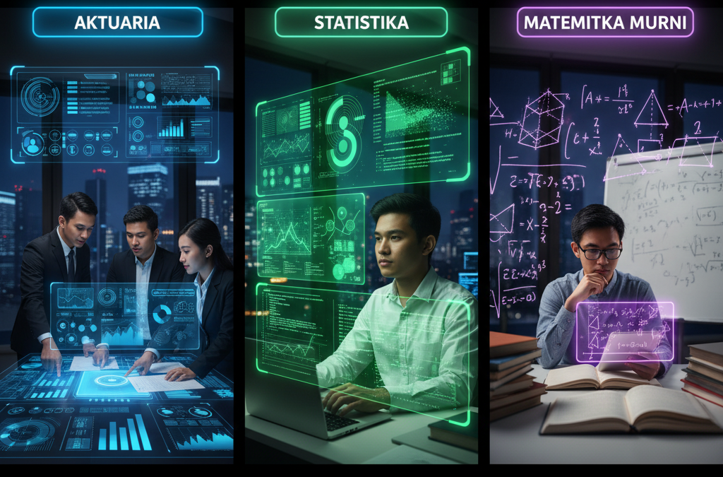 Perbedaan Jurusan Aktuaria, Statistika, dan Matematika Murni